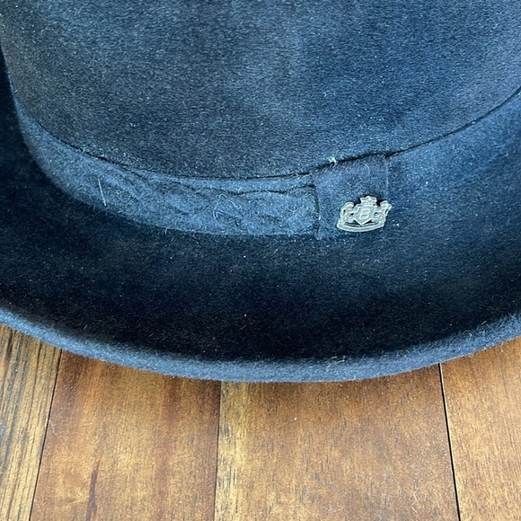 Vintage Biltmore Golden Pheasant Velour black hat - Picture 5 of 9